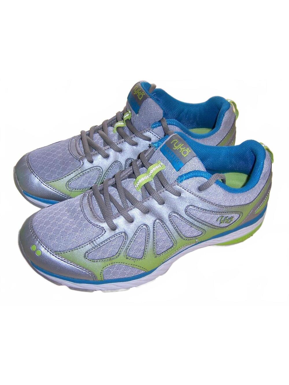 Rykä Fanatic Plus Wmn's 8.5M Silver Green Aqua Running Shoes